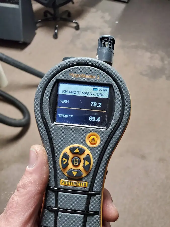 Moisture meter humidity assessment for Fire & Smoke Damage Restoration in Lynchburg